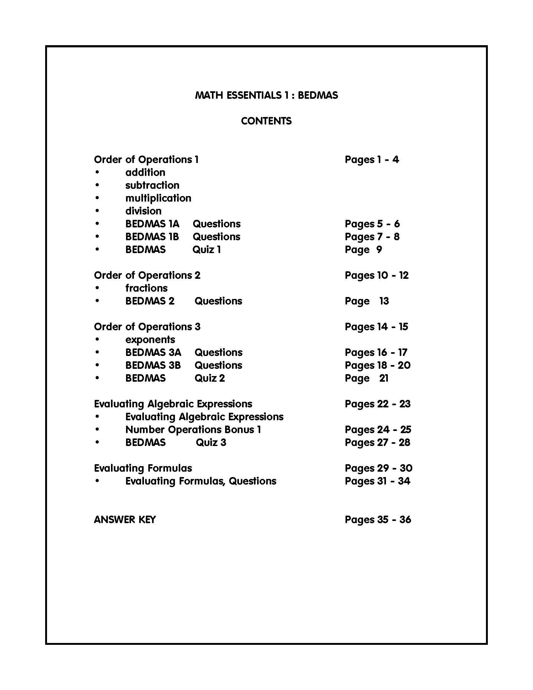 math-essentials-book-1-bedmas-daviesandjohnson